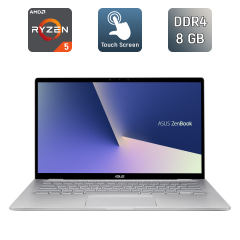 Ультрабук-трансформер Asus Zenbook Q406DA / 14" (1920x1080) IPS Touch / AMD Ryzen 5 3500U (4 (8) ядра по 2.1 - 3.7 GHz) / 8 GB DDR4 / 256 GB SSD / AMD Radeon RX Vega 8 / WebCam / HDMI