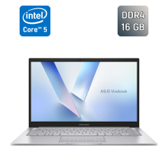 Ультрабук Asus VivoBook X1404V / 14" (1920x1080) IPS / Intel Core 5-120U (10 (12) ядер по 1.4 - 5.0 GHz) / 16 GB DDR4 / 256 GB SSD / Intel Graphics / WebCam / HDMI