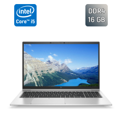 Ультрабук Б-клас HP EliteBook 850 G8 / 15.6" (1920x1080) IPS / Intel Core i5-1145G7 (4 (8) ядра по 2.6 - 4.4 GHz) / 16 GB DDR4 / 256 GB SSD / Intel Iris Xe Graphics / USB Type-C / WebCam / TouchID