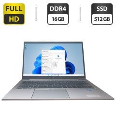 Ультрабук Б-класс HP ZBook Firefly 14 G8 / 14" (1920x1080) IPS / Intel Core i7-1185G7 (4 (8) ядра по 1.2 - 4.8 GHz) / 16 GB DDR4 / 512 GB SSD / Intel Iris Xe Graphics / WebCam