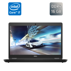Ультрабук Dell Latitude 5480 / 14" (1920x1080) IPS / Intel Core i7-7820HQ (4 (8) ядра по 2.9 - 3.9 GHz) / 16 GB DDR4 / 512 GB SSD / Intel HD Graphics 630 / WebCam / TouchID / Windows 10