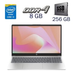 Ультрабук HP 15-dw3007ca / 15.6" (1366x768) TN / Intel Core i3-1115G4 (2 (4) ядра по 3.0 - 4.1 GHz) / 8 GB DDR4 / 256 GB SSD / Intel UHD Graphics for 11th Generation / WebCam