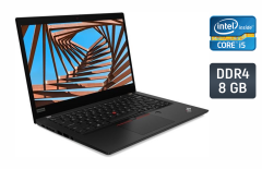 Ультрабук Lenovo ThinkPad x390 / 13.3" (1920x1080) IPS / Intel Core i5-8365U (4 (8) ядра по 1.6 - 4.1 GHz) / 8 GB DDR4 / 256 GB SSD / Intel UHD Graphics / WebCam / TouchID