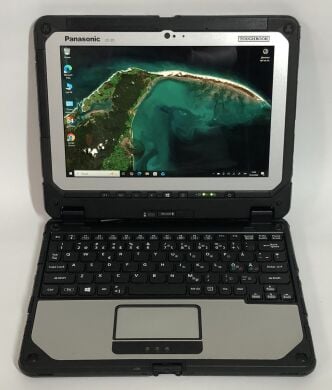 Захищений нетбук-трансформер Panasonic Toughbook CF-20 / 10.1" (1920x1200) IPS Touch / Intel Core M5-6Y57 (2 (4) ядра по 1.1 - 2.8 GHz) / 8 GB DDR3 / 256 GB SSD / Intel HD Graphics 615 / WebCam / Win 10 Pro / 2x АКБ