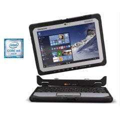 Захищений нетбук-трансформер Panasonic Toughbook CF-20 / 10.1" (1920x1200) IPS Touch / Intel Core M5-6Y57 (2 (4) ядра по 1.1 - 2.8 GHz) / 8 GB DDR3 / 256 GB SSD / Intel HD Graphics 615 / WebCam / Win 10 Pro / 2x АКБ
