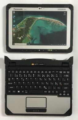 Захищений нетбук-трансформер Panasonic Toughbook CF-20 / 10.1" (1920x1200) IPS Touch / Intel Core M5-6Y57 (2 (4) ядра по 1.1 - 2.8 GHz) / 8 GB DDR3 / 256 GB SSD / Intel HD Graphics 615 / WebCam / Win 10 Pro / 2x АКБ