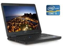 Ноутбук Б-клас Dell Latitude E5540 / 15.6" (1366x768) TN / Intel Core i5-4310U (2 (4) ядра по 2.0 - 3.0 GHz) / 8 GB DDR3 / 256 GB SSD / Intel&nbsp;HD Graphics 4400 / WebCam / DVD-RW + USB-флешка