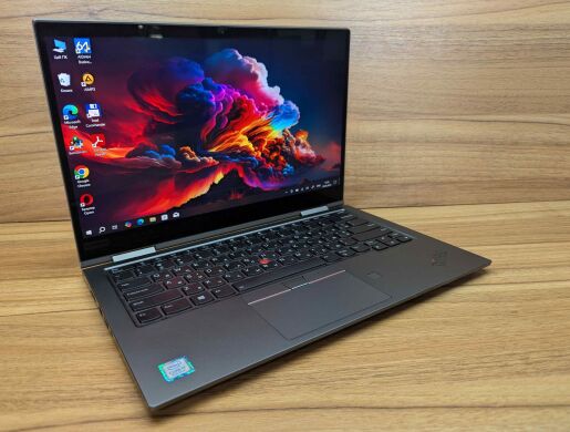 Ноутбук-трансформер Lenovo ThinkPad x1 Yoga 4 th / 14" (1920x1080) IPS Touch / Intel Core i7-8565U (4 (8) ядра по 1.8 - 4.6 GHz) / 8 GB DDR3 / 512 GB SSD / Intel UHD Graphics / WebCam / TouchID / Windows 10 Ноутбук-трансформер Lenovo ThinkPad x1 Yoga 4 th / 14" (1920x1080) IPS Touch / Intel Core i7-8565U (4 (8) ядра по 1.8 - 4.6 GHz) / 8 GB DDR3 / 512 GB SSD / Intel UHD Graphics / WebCam / TouchID / Windows 10