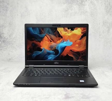 Ультрабук Fujitsu LifeBook E548 / 14" (1920x1080) IPS / Intel Core i5-8350U (4 (8) ядра по 1.7 - 3.6 GHz) / 8 GB DDR4 / 256 GB SSD / Intel UHD Graphics 620 / WebCam / Win 10 Pro