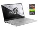 Ігровий ноутбук Asus ROG Zephyrus G14 GA402NU White / 14" (2160x1440) IPS / AMD Ryzen 7 7735HS (8 (16) ядер по 3.2 - 4.75 GHz) / 32 GB DDR5 / 512 GB SSD / nVidia GeForce RTX 4050, 6 GB GDDR6, 96-bit / WebCam купити