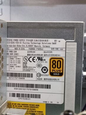 Компьютер Fujitsu Esprimo P757/E90+ Tower / Intel Core i5-6500 (4 ядра по 3.2 - 3.6 GHz) / 16 GB DDR4 / 240 GB SSD / Intel HD Graphics 530 / 280W / DisplayPort / DVI