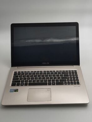 Игровой ноутбук Б-класс ASUS N580V / 15.6" (1920x1080) IPS Touch / Intel Core i7-7700HQ (4 (8) ядра по 2.8 - 3.8 GHz) / 16 GB DDR4 / 256 GB SSD+1000 GB HDD / nVidia GeForce GTX 1050, 4 GB GDDR5, 128-bit / WebCam / Fingerprint Игровой ноутбук Б-класс ASUS N580V / 15.6" (1920x1080) IPS Touch / Intel Core i7-7700HQ (4 (8) ядра по 2.8 - 3.8 GHz) / 16 GB DDR4 / 256 GB SSD+1000 GB HDD / nVidia GeForce GTX 1050, 4 GB GDDR5, 128-bit / WebCam / Fingerprint