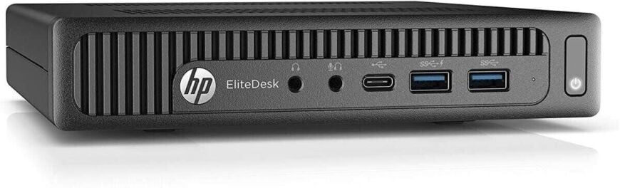 Неттоп HP EliteDesk 800 G2 Mini USFF / Intel Core i7-6700T (4 (8) ядра по 2.8 - 3.6 GHz) / 16 GB DDR4 / 128 GB SSD / Intel HD Graphics 530