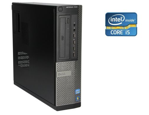 ПК Б-клас Dell OptiPlex 7010 DT / Intel Core i5-3470S (4 ядра по 2.9 - 3.6 GHz) / 16 GB DDR3 / 500 GB HDD / Intel HD Graphics 2500 / DVD-RW + USB-флешка 64 GB