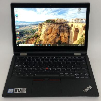 Ультрабук-трансформер Б-класс Lenovo ThinkPad L390 Yoga / 13.3" (1920x1080) IPS Touch / Intel Core i3-8145U (2 (4) ядра по 2.1 - 3.9 GHz) / 8 GB DDR4 / 256 GB SSD / Intel UHD Graphics / WebCam / Win 10 Pro
