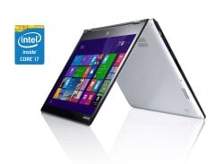 Ультрабук-трансформер Б-класс Lenovo Yoga 3 / 14" (1920x1080) IPS / Intel Core i7-5500U (2 (4) ядра по 2.4 - 3.0 GHz) / 8 GB DDR3 / 128 GB SSD / Intel HD Graphics 5500 / WebCam / Win 10 Pro