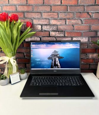 Мобильная рабочая станция Dell Precision 7750 / 17.3" (1920x1080) IPS / Intel Core i9-10885H (8 (16) ядер по 2.4 - 5.3 GHz) / 32 GB DDR4 / 1000 GB SSD M.2 / nVidia Quadro RTX 4000, 8 GB GDDR6, 256-bit / WebCam / Windows 10 Pro
