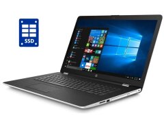Ноутбук HP 15-bs0xx / 15.6" (1366x768) TN / Intel Core i3-7100U (2 (4) ядра по 2.4) / 8 GB DDR4 / 240 GB SSD / Intel HD Graphics 620 / WebCam / DVD-ROM / Win 10 Pro