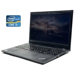 Ультрабук Б-клас Lenovo ThinkPad L590 / 15.6" (1920x1080) IPS / Intel Core i5-8265U (4 (8) ядра по 1.6 - 3.9 GHz) / 8 GB DDR4 / 256 GB SSD / Intel UHD Graphics 620 / WebCam / Win 10 Pro