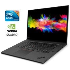 Мобільна робоча станція Б-клас Lenovo ThinkPad P1 G2 / 15.6" (3840x2160) IPS Touch / Intel Xeon E-2276M (6 (12) ядер по 2.8 - 4.7 GHz) / 16 GB DDR4 / 256 GB SSD / nVidia Quadro T2000, 4 GB GDDR5, 128-bit / WebCam / Win 11 Pro