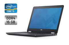 Ноутбук Dell Latitude E5570 / 15.6" (1920x1080) IPS / Intel Core i5-6300U (2 (4) ядра по 2.4 - 3.0 GHz) / 16 GB DDR4 / 256 GB SSD / Intel HD Graphics 520 / WebCam + Беспроводная мышка
