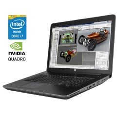 Мобільна робоча станція Б-клас HP ZBook 17 G3 / 17.3" (1920x1080) IPS / Intel Core i7-6820HQ (4 (8) ядра по 2.7 - 3.6 GHz) / 16 GB DDR4 / 512 GB SSD / nVidia Quadro М4000M, 4 GB GDDR5, 256-bit / WebCam / Win 10 Pro