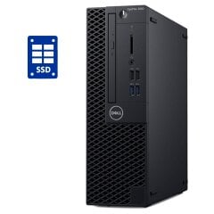 ПК Dell OptiPlex 3060 SFF / Intel Core i3-8100 (4 ядра по 3.6 GHz) / 8 GB DDR4 / 128 GB SSD / Intel UHD Graphics 630