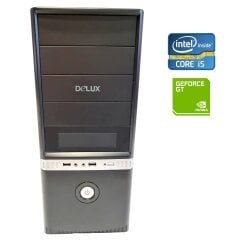 ПК Delux Tower / Intel Core i5-4690S (4 ядра по 3.2 - 3.9 GHz) / 8 GB DDR3 / 500 GB HDD / nVidia GeForce GT 440, 1 GB DDR3, 128-bit / 450W