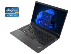 Ноутбук Б-класс Lenovo ThinkPad E14 / 14" (1920x1080) IPS / Intel Core i5-10210U (4 (8) ядра по 1.6 - 4.2 GHz) / 8 GB DDR4 / 256 GB SSD / Intel UHD Graphics / WebCam / Win 10 Pro