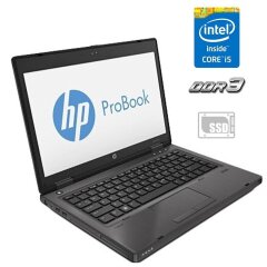 Ноутбук Б-класс HP ProBook 6470b / 14" (1366x768) TN / Intel Core i5-3210M (2 (4) ядра по 2.5 - 3.1 GHz) / 4 GB DDR3 / 120 GB SSD / Intel HD Graphics 4000 / WebCam