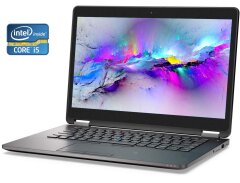 Ультрабук Dell Latitude E7470 Carbon / 14" (2560x1440) IPS Touch / Intel Core i5-6300U (2 (4) ядра по 2.4 - 3.0 GHz) / 8 GB DDR4 / 256 GB SSD / Intel HD Graphics 520 / WebCam / Win 10 Pro