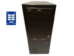 ПК Б-класс Asrock Tower / AMD Athlon II X2 250 (2 ядра по 3.0 GHz) / 8 GB DDR3 / 120 GB SSD / nVidia GeForce 7025 Graphics / DVD-ROM / 400W