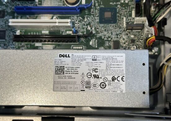 Компьютер Б-класс Dell OptiPlex 7070 Tower / Intel Core i5-9500 (6 ядер по 3.0 - 4.4 GHz) / 16 GB DDR4 / 120 GB SSD / Intel UHD Graphics 630 / 260W / DisplayPort