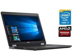 Игровой ноутбук Dell Precision 3510 / 15.6" (1920x1080) IPS / Intel Core i7-6820HQ (4 (8) ядра по 2.7 - 3.6 GHz) / 8 GB DDR4 / 250 GB SSD / AMD Radeon R9 M360, 2 GB GDDR5, 128-bit / WebCam / Win 10 Pro