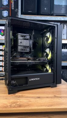 Сборка под заказ: новый игровой ПК Montech Air 1000 Premium Black Tower / AMD Ryzen 5 7500F (6 (12) ядер по 3.7 - 5.0 GHz) / 32 GB DDR5 / 1000 GB SSD M.2 / AMD Radeon RX 6700 XT, 12 GB GDDR6, 192-bit / 750W Сборка под заказ: новый игровой ПК Montech Air 1000 Premium Black Tower / AMD Ryzen 5 7500F (6 (12) ядер по 3.7 - 5.0 GHz) / 32 GB DDR5 / 1000 GB SSD M.2 / AMD Radeon RX 6700 XT, 12 GB GDDR6, 192-bit / 750W