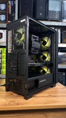 Сборка под заказ: новый игровой ПК Montech Air 1000 Premium Black Tower / AMD Ryzen 5 7500F (6 (12) ядер по 3.7 - 5.0 GHz) / 32 GB DDR5 / 1000 GB SSD M.2 / AMD Radeon RX 6700 XT, 12 GB GDDR6, 192-bit / 750W Сборка под заказ: новый игровой ПК Montech Air 1000 Premium Black Tower / AMD Ryzen 5 7500F (6 (12) ядер по 3.7 - 5.0 GHz) / 32 GB DDR5 / 1000 GB SSD M.2 / AMD Radeon RX 6700 XT, 12 GB GDDR6, 192-bit / 750W