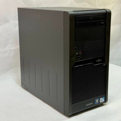 Комплект ПК: Fujitsu Esprimo P5731 E-Star5 Tower / Intel Pentium E5400 (2 ядра по 0.800 - 2.7 GHz) / 8 GB DDR3 / 250 GB HDD / Intel Graphics / DVD-ROM + Монитор Б-класс Samsung SyncMaster 740B / 17" (1280x1024) TN + Клавиатура, мышка, кабели