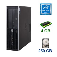 HP 6000 SFF / Intel Pentium E5400 (2 ядра по 2.7 GHz) / 4 GB DDR3 / 250 GB HDD