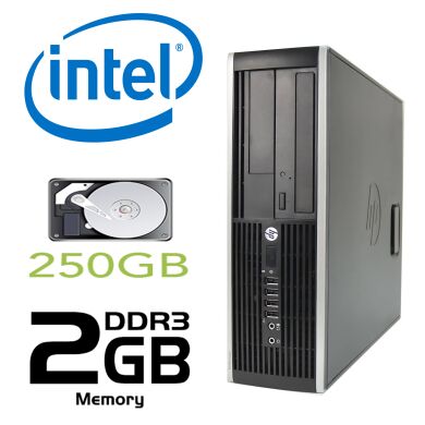 HP Compaq 6200 SFF / Intel Pentium G630 (2 ядра по 2.7GHz, 3Mb кэша) / 2GB DDR3 / 250GB HDD