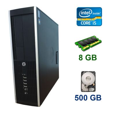 HP Compaq 6300 SFF / Intel Core i5-2300 (4 ядра по 2.8 - 3.1 GHz) / 8 GB DDR3 / 500 GB HDD / USB 3.0