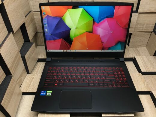 Игровой ноутбук Б-класс MSI Katana GF66 11UD / 15.6" (1920x1080) IPS / Intel Core i7-11800H (8 (16) ядер по 2.3 - 4.6 GHz) / 16 GB DDR4 / 256 GB SSD M.2 / nVidia GeForce RTX 3050 Ti, 4 GB GDDR6, 128-bit / WebCam