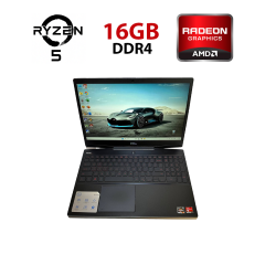 Ігровий ноутбук Dell G5 5505 / 15.6" (1920x1080) IPS / AMD Ryzen 5 4600H (6 (12) ядер по 3.0 - 4.0 GHz) / 16 GB DDR4 / 256 GB SSD + 256 GB SSD / AMD Radeon RX 5600M, 6 GB GDDR6, 192-bit / WebCam