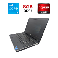 Ігровий ноутбук Dell Latitude E6540 / 15.6" (1366x768) TN / Intel Core i5-4310M (2 (4) ядра по 2.7 - 3.4 GHz) / 8 GB DDR3 / 500 GB HDD / AMD Radeon HD 8790M, 2 GB GDDR5, 128-bit / WebCam