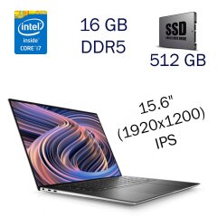 Игровой ноутбук Dell XPS 15 9520 / 15.6" (1920x1200) IPS / Intel Core i7-12700H (14 (20) ядер по 3.5 - 4.7 GHz) / 16 GB DDR5 / 512 GB SSD / nVidia GeForce RTX 3050, 4 GB GDDR6, 128-bit / WebCam