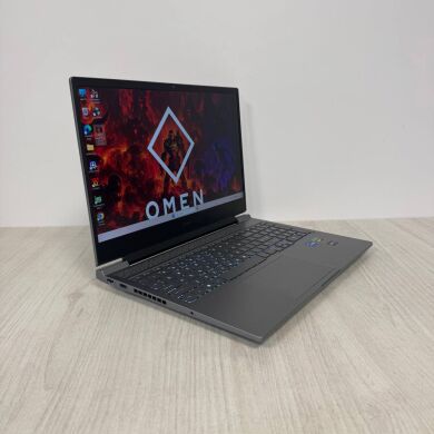 Ігровий ноутбук HP Omen 16-ae0001nr / 16.1" (1920x1080) IPS / Intel Core i7-14700HX (20 (28) ядер по 1.5 - 5.5&nbsp;GHz) / 16 GB DDR5 / 512 GB SSD / nVidia GeForce RTX 4070, 8 GB GDDR6, 128-bit / WebCam