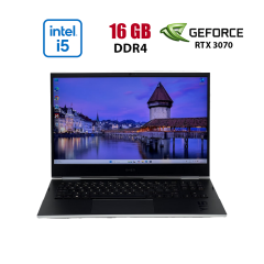Ігровий ноутбук HP Omen 16-b0005dx / 16.1" (2560x1440) IPS / Intel Core i5-11400H (6 (12) ядер по 2.7 - 4.5 GHz) / 16 GB DDR4 / 1440 GB SSD / nVidia GeForce RTX 3070, 8 GB GDDR6, 256-bit / WebCam