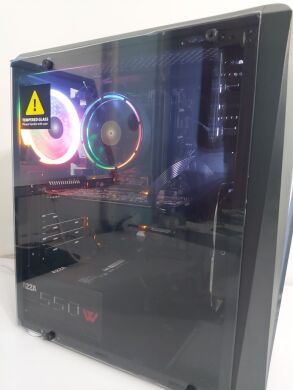 Ігровий ПК 1stPlayer Rainbow R5 Tower NEW / Intel Core i5-8500 (6 ядер по 3.0 - 4.1 GHz) / 16 GB DDR4 NEW / 500 GB SSD M.2 + 500 GB HDD / nVidia GeForce GTX 1080, 8 GB GDDR5, 256-bit / 550W NEW / HDMI + DVI кабель