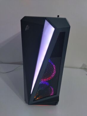 Ігровий ПК 1stPlayer Rainbow R5 Tower NEW / Intel Core i5-8500 (6 ядер по 3.0 - 4.1 GHz) / 16 GB DDR4 NEW / 500 GB SSD M.2 + 500 GB HDD / nVidia GeForce GTX 1080, 8 GB GDDR5, 256-bit / 550W NEW / HDMI + DVI кабель