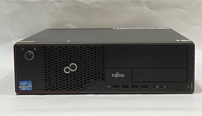 Комплект ПК: Fujitsu Esprimo E700 E90 SFF / Intel Core i5-2400 (4 ядра по 3.1 - 3.4 GHz) / 8 GB DDR3 / 500 GB HDD / Intel HD Graphics 2000 + Монітор Eizo FlexScan S2402W / 24" (1920x1200) TN + Клавіатура, мишка, кабелі підключення