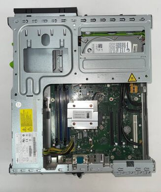 Комплект ПК: Fujitsu Esprimo E700 E90 SFF / Intel Core i5-2400 (4 ядра по 3.1 - 3.4 GHz) / 8 GB DDR3 / 500 GB HDD / Intel HD Graphics 2000 + Монітор Eizo FlexScan S2402W / 24" (1920x1200) TN + Клавіатура, мишка, кабелі підключення